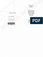 AR - Derecho Processal Penal - Tomo 2 - Julio Bernardo José Maier