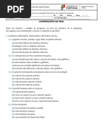 4º Teste Port 5º Ano