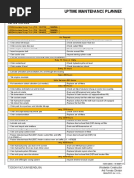 Uptime Maintenance Planner: Service Intervals