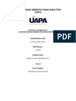 Tarea 6 Presupuesto Empresarial