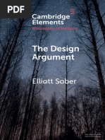 (Cambridge Elements. Elements in The Philosophy of Religion) Elliott Sober - The Design Argument (2019, Cambridge University Press)