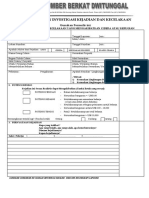 F-09-01 Laporan Investigasi Kecelakaan