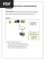 Farmers' Forum Database: Design Specification Document: Problem Definition