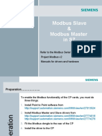 Modbus Slave & Modbus Master in S7