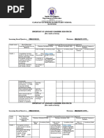 Department of Education Cawayan Exterior Elementary School: Inventory of Availabe Learning Resources (Pre-Work Activity)