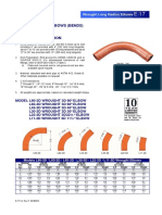 5d Bend-Dimensions - E-17 Model l60-6d Wrought 6d 60o Elbow