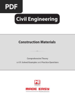 Civil Engineering: Construction Materials