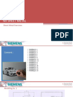 NX Sheet Metal Exercise