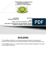 Training Report On Construction of Auditorium Building at S.P. College M. A. Road Srinagar