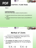 ECS448 CHAPTER 2 Plane Truss
