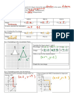 Geometry Transformation Guided Notes 1