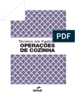 Apostila Operacoes de Cozinha - Tecnico em Cozinha - Unidade Curricular 7 e 8 - Pia 2018