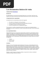 Los Documentos Básicos de Venta