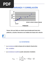 Covarianza Lineal Y CORRELACIÓN