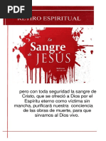 Retiro Espiritual - La Sangre de Jesús