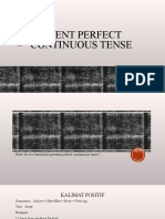 Present Perfect Continuous Tense