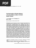 The Demography of Howler Monkeys (Allouatta Palliata) On Barro Colorado Island Panamá