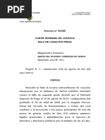 Proceso Nº 35465 Corte Suprema de Justicia Sala de Casación Penal