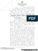 Antivacunas Cámara Federal Parana