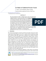 Analysis of The Failure of Cylindrical Pressure Vessels: Doi: Corresponding Author Email: O.terfas@uot - Edu.ly