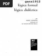 LEFEBVRE, HENRI - Lógica Formal, Lógica Dialéctica (OCR) (Por Ganz1912)