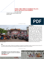 Topic: Reviving The Urban Market Place: Redevelopment of Payalam Market