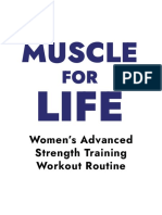 Muscle: Women's Advanced Strength Training Workout Routine