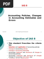 Accounting Policies, Changes in Accounting Estimates and Errors