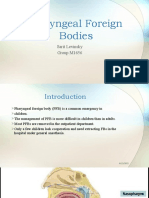 Pharyngeal Foreign Bodies