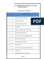 Perfomence App Report