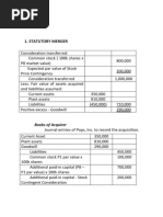 Problem 1: Books of Acquirer