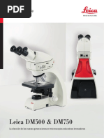 Leica DM500 DM750 Brochure ES