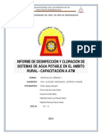 Informe de Limpieza y Desinfeccion de Reservorios