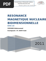 Resonance Magnetique Nucleaire Bidimensionnelle: RMN 2D