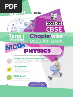 Shivdas Class 12 Term 1 CBSE Question Bank - Physics