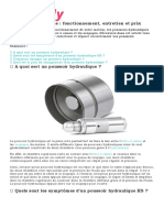 Poussoir Hydraulique