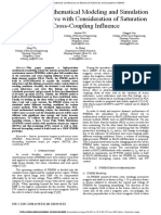 FEA-Based Mathematical Modeling and Simulation For IPMSM Drive With Consideration of Saturation and Cross-Coupling Influence