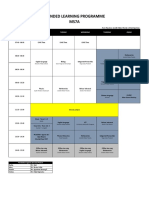 Timetable MSHS Term 3