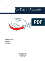 Paris Air Flight Academy Institution Catalog 2020-2021