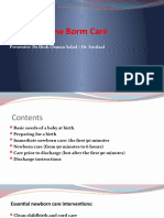 Essential New Borm Care: Presenter: DR Ifrah Osman Salad / DR Socdaal