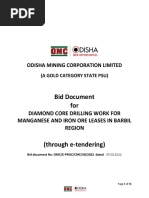 Bid Document Bid Document For: Odisha Mining Corporation Limited Mining Corporation Limited Mining Corporation Limited