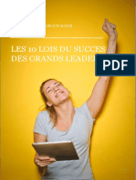 Les 10 Lois Du Succes Des Grands Leaders