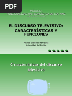 El Discurso Televisivo