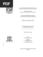 El Uso de La Arteterapia Como Apoyo en Una Intervención Cognitivo-Conductual