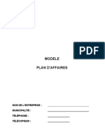 Modele Plan Daffaires