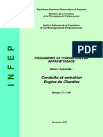 MME 0707-Mconduite Et Entretien Engin de Chantier Niv 2 APP