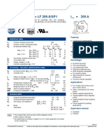 Current Transducer LF 205-S/SP1 I 200 A