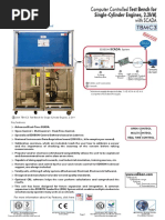 Single-Cylinder Engines, 2.2kW,: Computer Controlled Test Bench For With SCADA