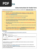 Caltex Instructions Vendor Form