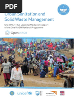 Urban Sanitation and Solid Waste Management